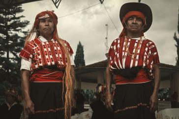 Einheimische aus Pantelhó in traditioneller Tracht