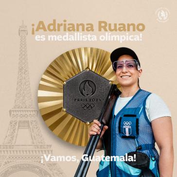Gewann "historisches Gold": Adriana Ruano aus Guatemala Gewann "historisches Gold": Adriana Ruano aus Guatemala