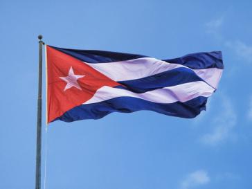 Die kubanische Flagge, Symbol für Revolution und Unabhängigkeit Die kubanische Flagge, Symbol für Revolution und Unabhängigkeit