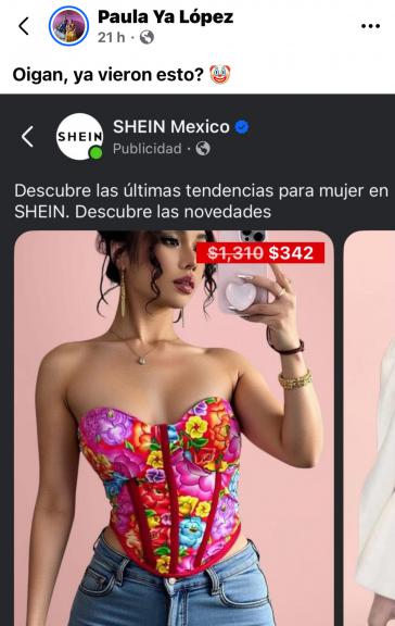 Kunsthandwerkerinnen kritisieren Korsett mit zapotekischen Mustern in Shein-Shop Shein wird Plagiat vorgeworfen