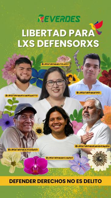 "Die Wahrheit, die Würde und die Freiheit werden erblühen" - Plakat fordert die Freilassung politischer Gefangener in El Salvador