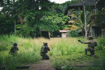 US-Spezialkräfte bei einem Trainingseinsatz mit Sicherheitskräften aus mehreren Ländern in Panama am 5. August US-Spezialkräfte bei einem Trainingseinsatz mit Sicherheitskräften aus mehreren Ländern in Panama am 5. August