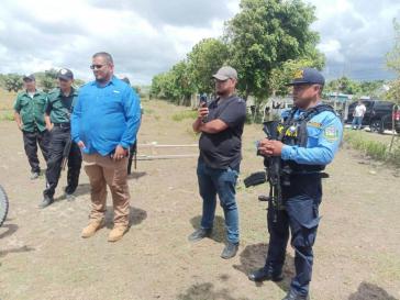 Vor der Räumung der Gemeinde in Honduras