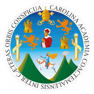 Das offizielle Logo der USAC. Die Hochschule besteht seit 350 Jahren Das offizielle Logo der USAC. Die Hochschule besteht seit 350 Jahren