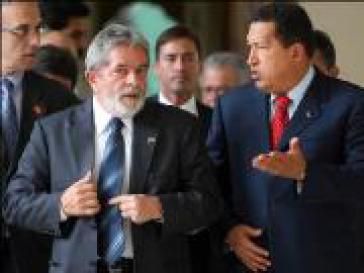 Enge Partner: Lula und Chávez Brasilien will in die OPEC