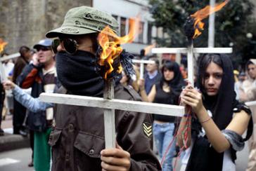 Demo gegen staatliche Gewalt am Donnerstag in Bogotá Gegen mörderische Politik