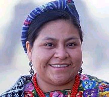 Riguberta Menchú Honduras-Aufruf von Rigoberta Menchú