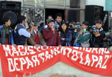 Protest aufgehoben: Streikende Lehrer Einigung nach Streiks in Bolivien