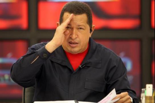 Chávez während der Sendung "Aló Presidente"