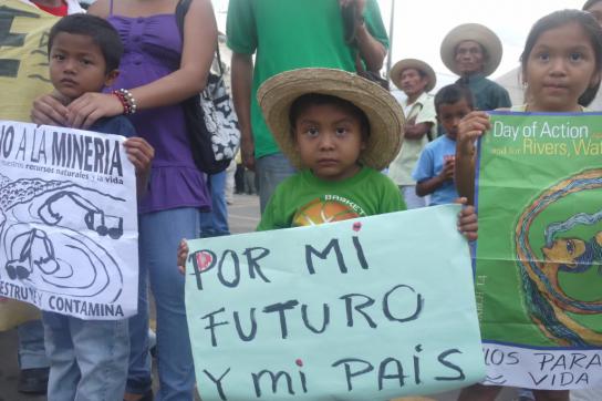 "Für meine Zukunft und mein Land" - Szene am Rande der Proteste in Panama 