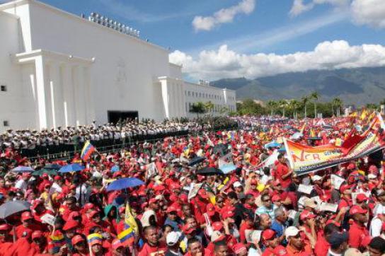Kundgebung zum "Día de la Dignidad Nacional" am 4.2.2010 in Caracas