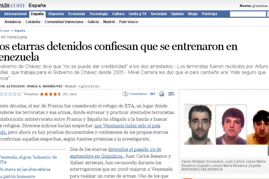 Artikel in El País
