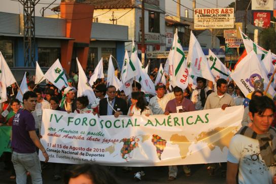 Aufbruchstimmung: Amerikanisches Sozialforum in Asunción 