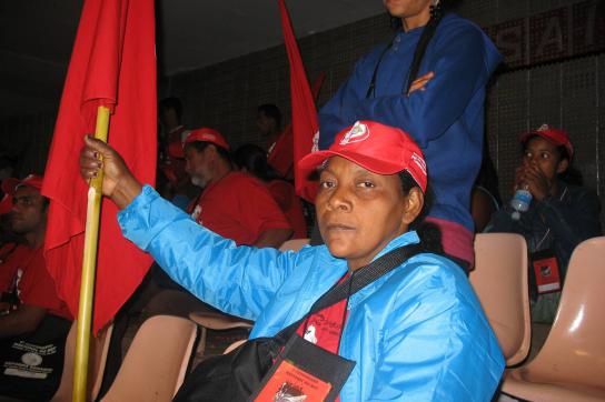 MST-Aktivistin: Landlosenbewegung kritisierte Anti-Terror-Gesetze MST-Aktivistin in Brasilien: Landlosenbewegung kritisierte Anti-Terror-Gesetze