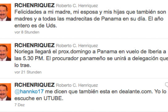 Ankündigung über Twitter Ankündigung über Twitter