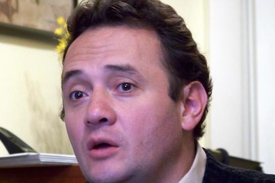 Der bolivianische Verhandlungsführer für die Rio+20-Konferenz René Orellana beim Weltwasserforum 2009 in Istanbul