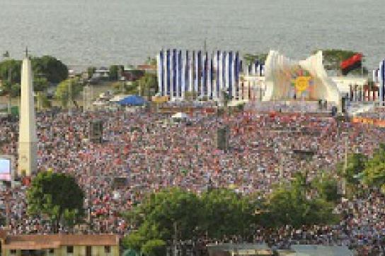 Die Plaza de la Fe in Managua