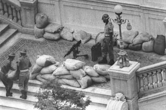 Szene während des Staatsstreichs in Brasilien 1964