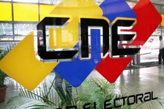 Im Sitz des CNE in Caracas Im Sitz des CNE in Caracas