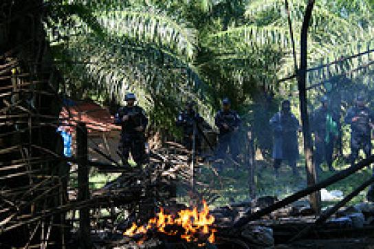 Gewaltsame Räumung einer Siedlung in Bajo Aguán