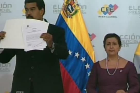 Venezuelas neuer Präsident Nicolás Maduro 