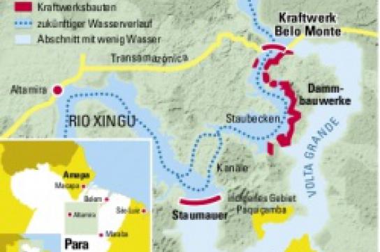 El Dorado für Goldkonzern: Die "Große Schleife" ("Volta Grande") am Xingu-Fluss 
