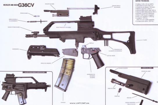 Das Sturmgewehr G36 von Heckler&Koch ist auch im Bundesstaat Guerrero im Einsatz