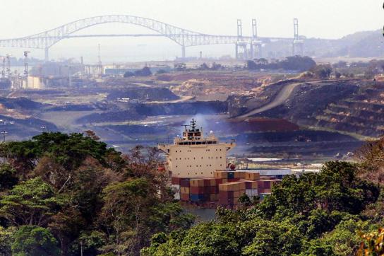 Der Streik der Bauarbeiter-Gewerkschaft Suntracs hat die Arbeiten an der Erweiterung des Panama-Kanals zum Erliegen gebracht