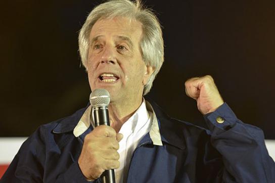 Der Kandidat der regierenden Frente Amplio, Tabaré Vázquez, liegt in den Umfragen vorn
