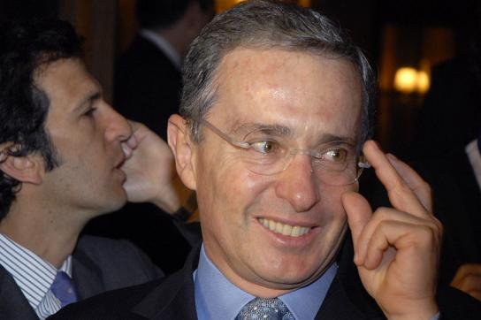 Der ehemalige Präsident Kolumbiens, Álvaro Uribe, hier im Jahr 2008