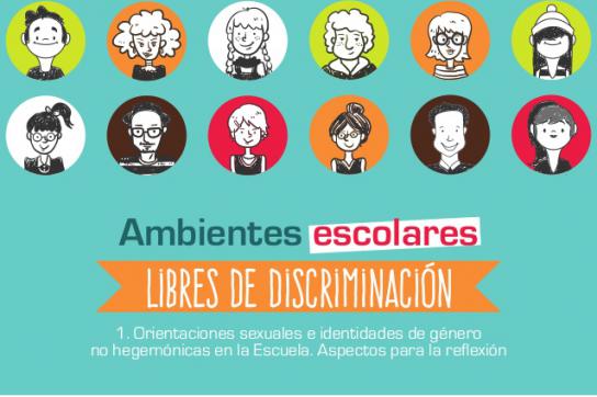 Titelblatt des Leitfadens "Ambientes Escolares Libres de Discriminación"