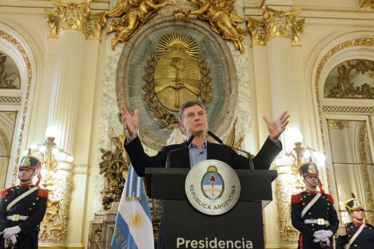 Gegen Macri werden neue Anschuldigungen im Zusammenhang mit den "Panama Papers" erhoben