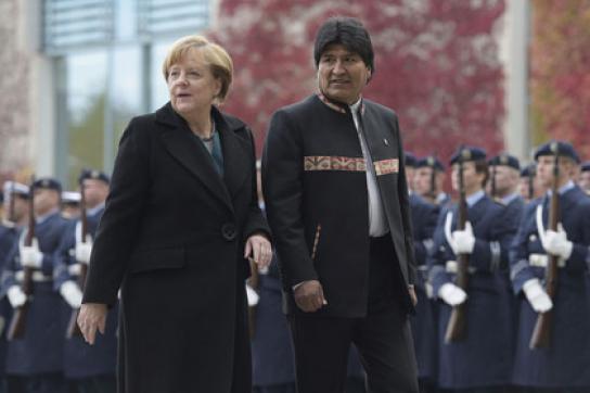 Die Delegationsreise hatten Merkel und Morales bei ihrem Zusammentreffen in Berlin im November vereinbart