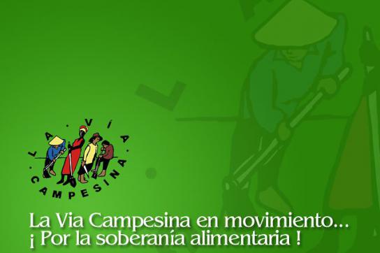 "Vía Campesina in Bewegung ... für die Ernährunssouveränität"