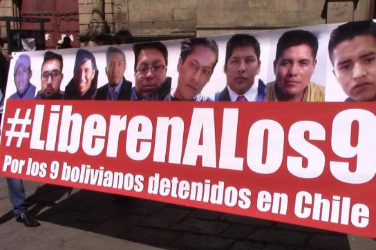 In Bolivien findet eine Kampagne für die Freilassung der neun Grenzbeamten statt