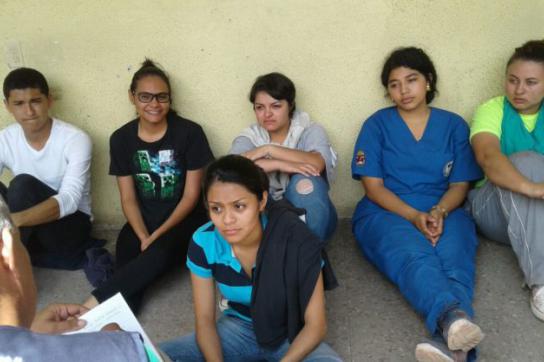 Inhaftierte Studierende in Honduras