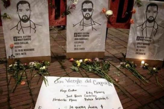Opfer paramilitärischer Gewalt in Kolumbien – die Morde gehen weiter