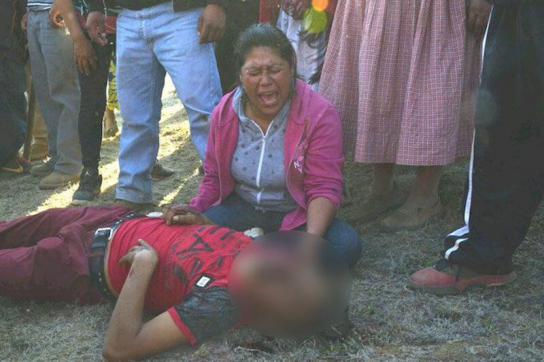 Mutter eines erschossenen Zivilisten in Mexiko