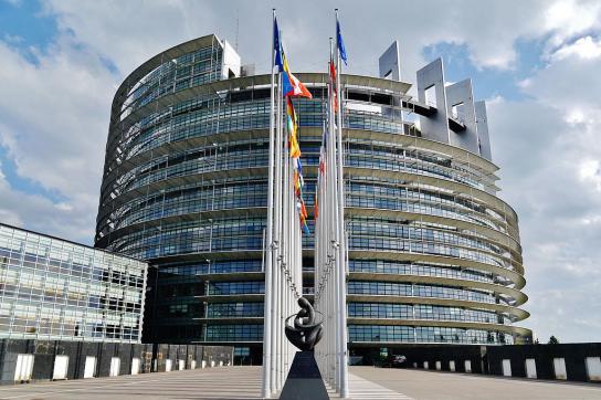 Das Europäische Parlament in Straßburg