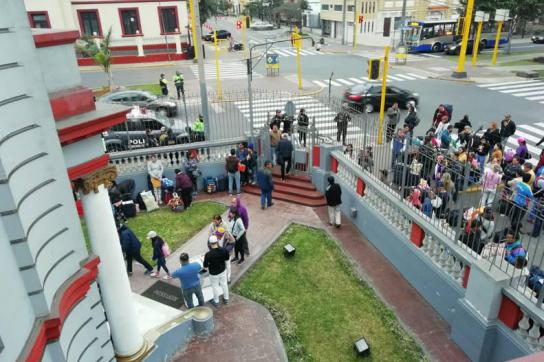 Die Botschaft von Venezuela in Perus Hauptstadt Lima organisiert die Rückführung der Migranten
