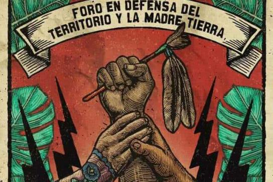 Plakat zum Forum in Chiapas