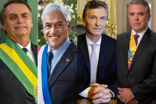 Mit den Regierungen von Bolsonaro in Brasilien, Piñera in Chile, Macri in Argentinien und Duque in Kolumbien ist die Geldaristokratie selber an der politischen Macht