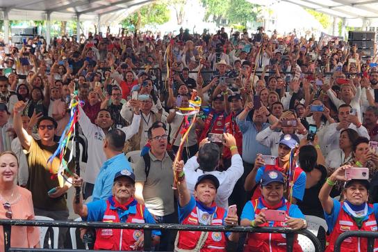 Jahresschlussveranstaltung in Ibagué. 3.200 Organisationen nahmen in diesem Jahr an den Treffen zur Solidarwirtschaft teil