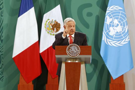 Mexikos Präsident Andrés Manuel López Obrador (Amlo)
