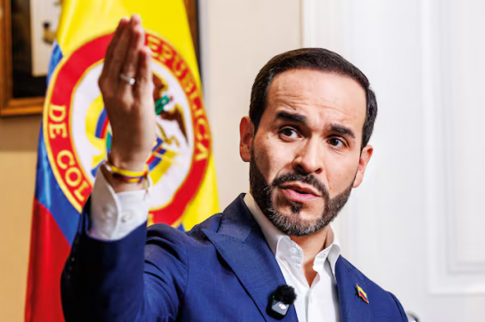 Abelardo de la Espriella. Der Präsidentschaftskandidat tritt am 21. Juni in der Stichwahl an
