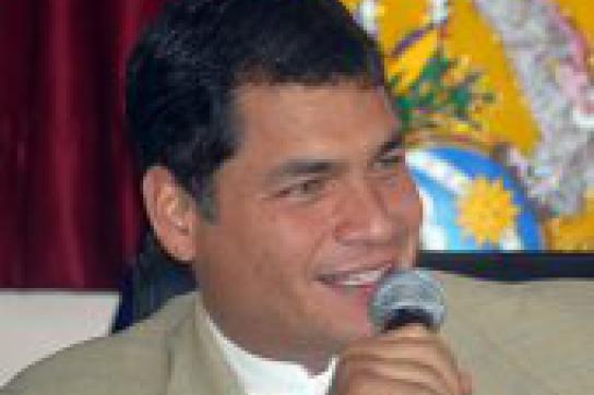 Correa steht hinter Chávez