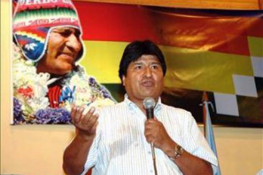 Boliviens Präsident im Hungerstreik