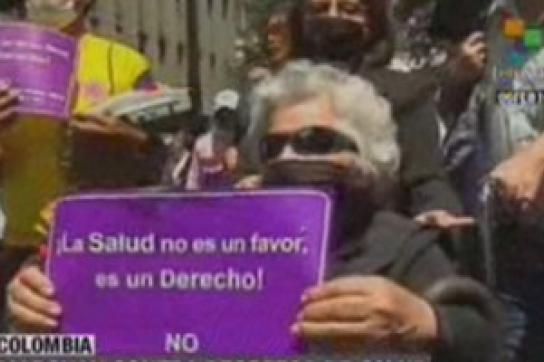Proteste gegen Gesundheitsreform in Kolumbien