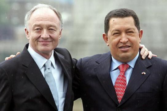 Gemeinsame Ziele: Londons abgewählter Bürgermeister Ken Livingstone und Venezuelas Präsident Hugo Chávez Ende einer Sozialpartnerschaft